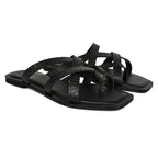 Akira Black Croc Print for Women