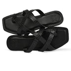Akira Black Croc Print for Women